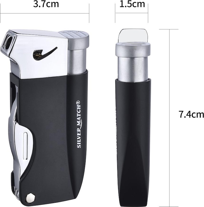 Immagine prodotto Silver Match Accendino per pipa e sigari