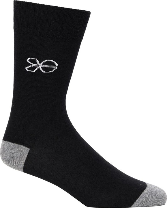 Actual product image Crosshatch Mens Dupez Logo Crew Socks (Pack of 5) (One size)