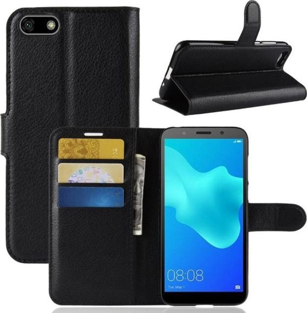 Produktbild MU Classic Litchi Leder Bookcover Series (Huawei Y5 (2018))