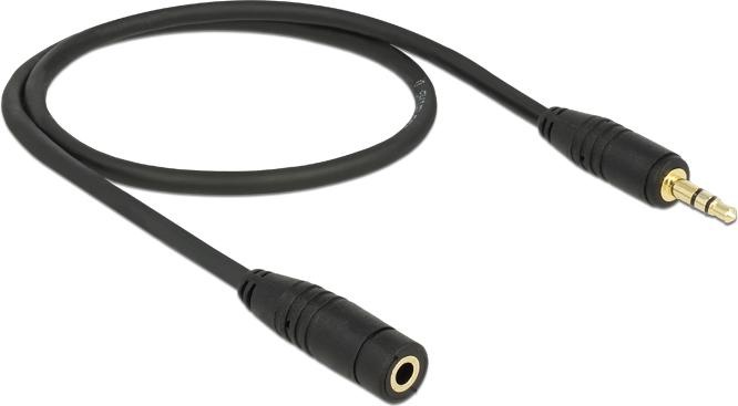 Immagine prodotto Delock Cavo di prolunga jack, 3 pin maschio > femmina (0.50 m, Connettore da 3,5 mm (AUX))