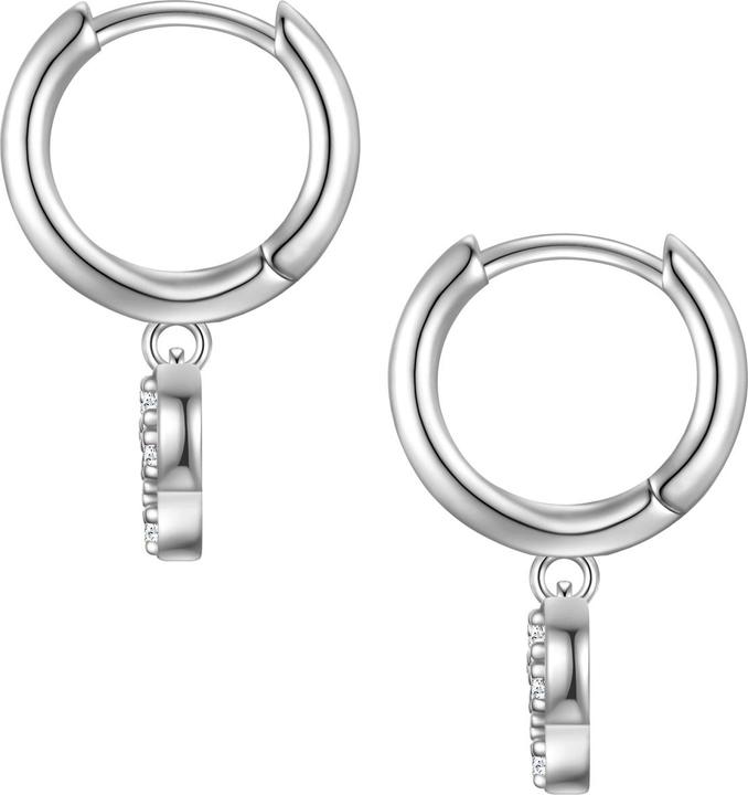 Produktbild Glanzstücke München Creolen Sterling Silber Zirkonia weiss - 38200 (Sterling Silber)