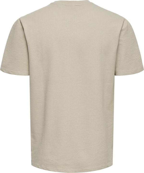 Actual product image Only & Sons Onskian Life Reg Seersucker Ss Tee (XS)