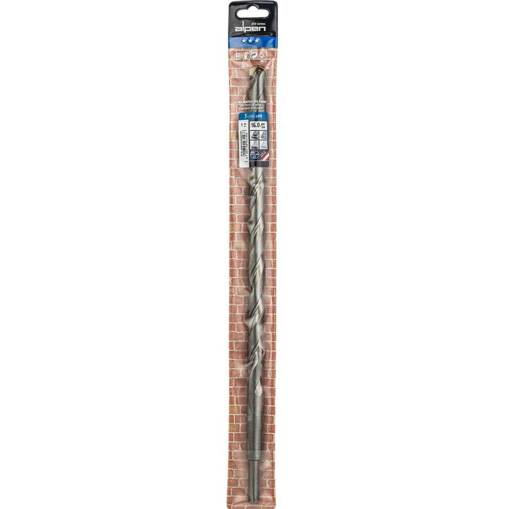 Alpen, Bohrereinsatz, HM-Steinbohrer LONG-LIFE (16 Millimeter)