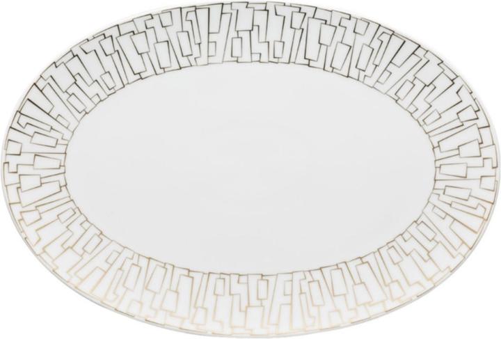 Rosenthal Platte 34 cm - TAC Gropius Skin Gold