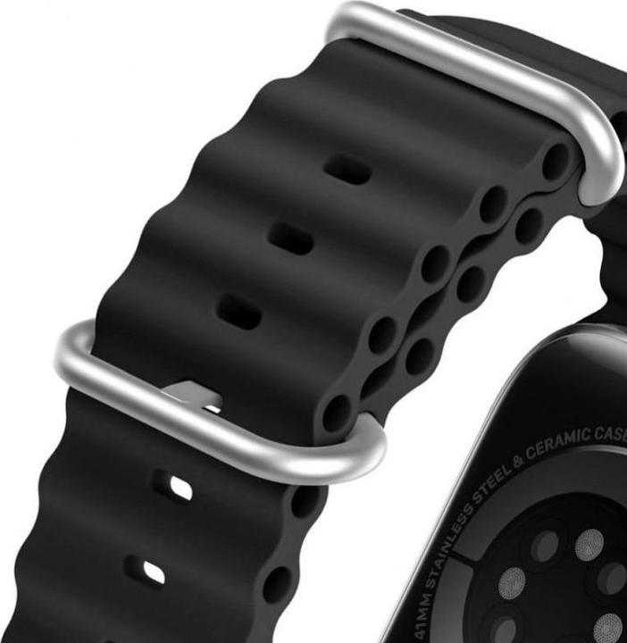 Actual product image Dux Ducis Strap Watch Strap 8 / 7 / 6 / 5 / 4 / 3 / 2 / SE (41 / 40 / 38mm) Silicone Band Bracelet B (38 mm, 40 mm, 41 mm, Silicone)