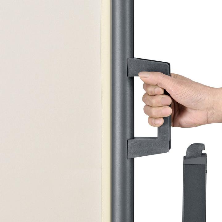 Actual product image Juskys Seitenmarkise Dubai 300x160cm - Beige (3 m)