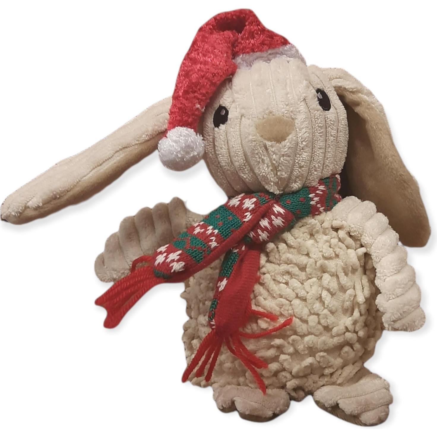 Party Pets Christmas Naturals - Bunny 20cm - (88207) (Hundespielzeug), Hundespielzeug