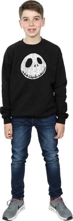 Produktbild Disney Nightmare Before Christmas Jack Cracked Face Sweatshirt Jungen (152, 158)