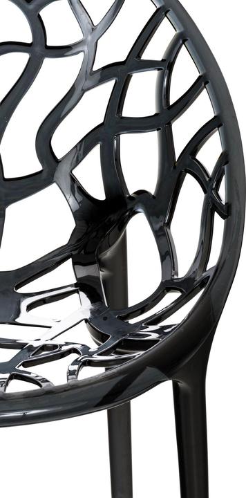 Actual product image CLP Stacking chair CRYSTAL, black