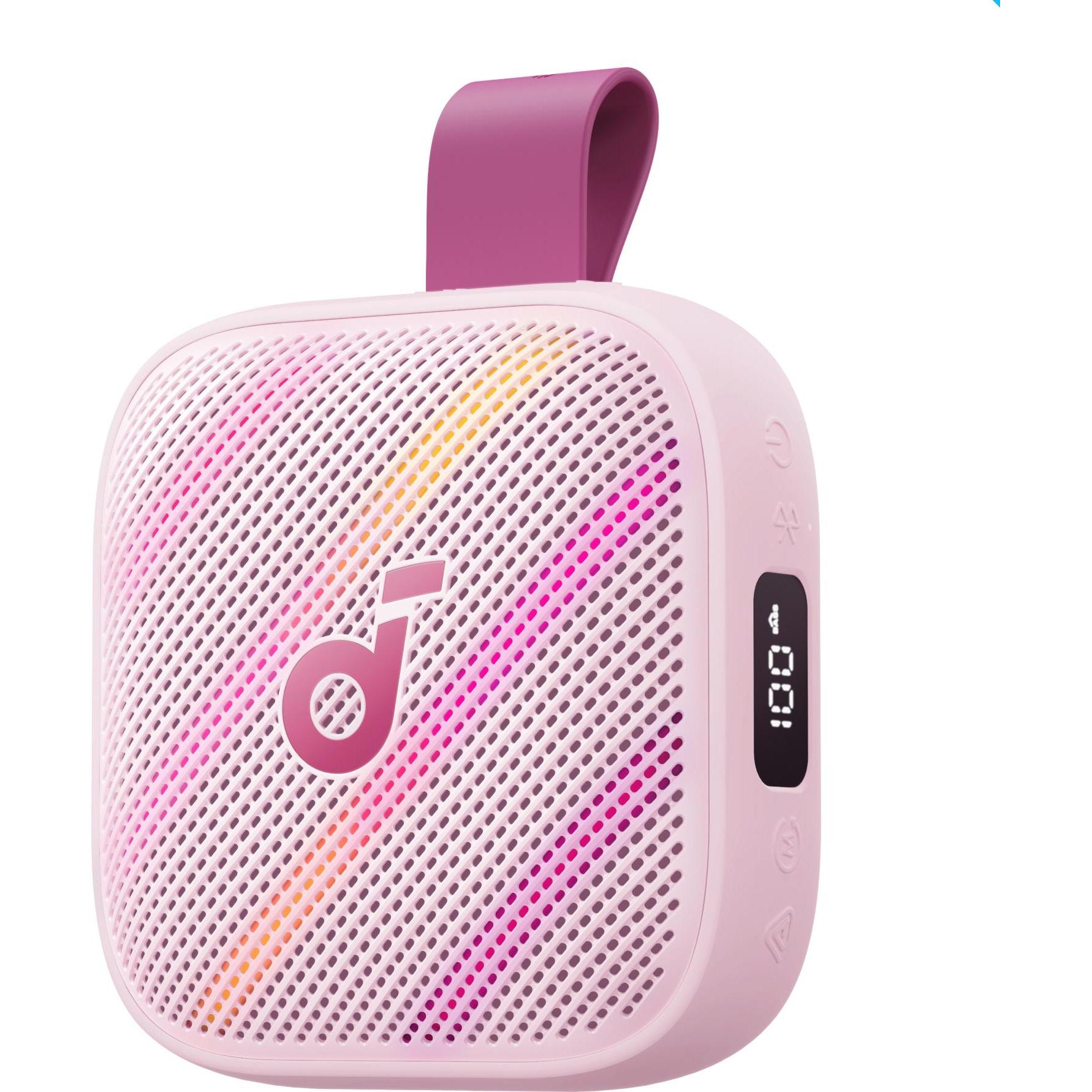 soundcore bis zu 24h Wiedergabezeit, IP68-zertifiziert Boom Go 3i Pink (24 h), Altoparlante Bluetooth, Pink