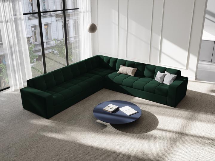 Immagine prodotto CXL by Christian Lacroix Divano angolare simmetrico in velluto, "Yohan", 5 posti, 236x236x72 Realizzato in Europa (Divano ad angolo)