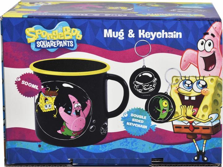 Immagine prodotto Blue Sky SpongeBob: tazza smaltata e portachiavi (250 ml, 1 x)