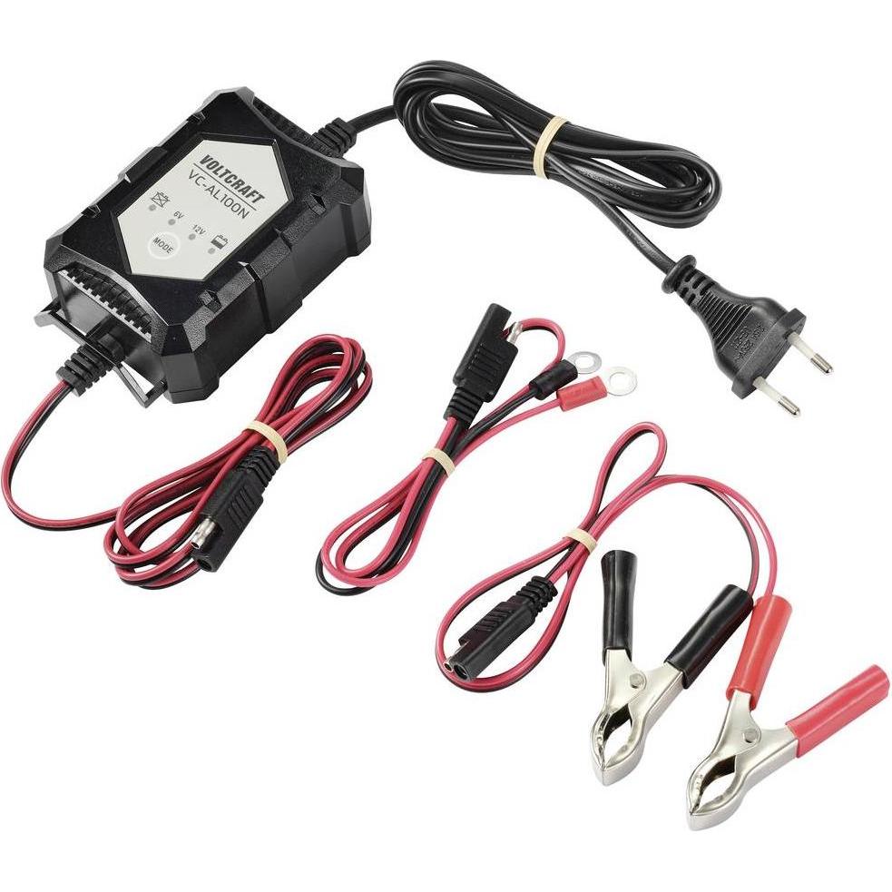 Thumbnail - Voltcraft, Batterieladegerät, VC-AL100N VC-13188600 Automatikladegerät 6 V, 12V 1A (6V, 12V, 1 A)