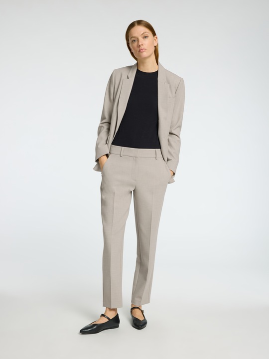 Actual product image Selected Femme Slfrita-Ria Mw Crop Pant Mel Noos (36)