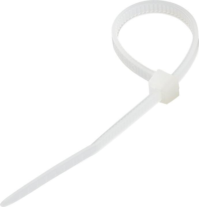 Produktbild ProPlus Kabelbinder 100x2,5mm 100 Stück weiss (10 mm, 100 Stk.)