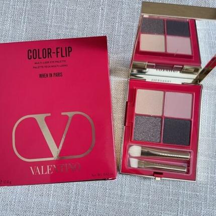 Valentino, Lidschatten, Color-Flip Multi-Look Eye Palette 0.62 Oz - When In Paris