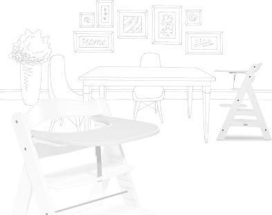 Produktbild Hauck Alpha Click Tray White