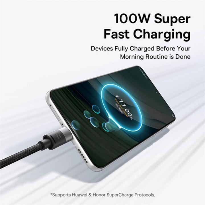 Productafbeelding Baseus StarSpeed Een-voor-Drie Snel Opladen Datakabel (0.60 m, USB 3.0, 20 W)