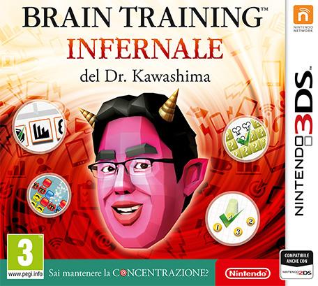Produktbild Nintendo Dr. Kawashimas diabolisches Gehirn-Jogging: Können Sie konzentriert bleiben (3DS, IT)