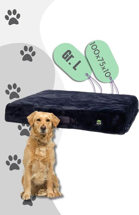 Produktbild Maelson MemoFluff 100 charcoal orthopädisches Hundebett (MF 8110) (Hund)