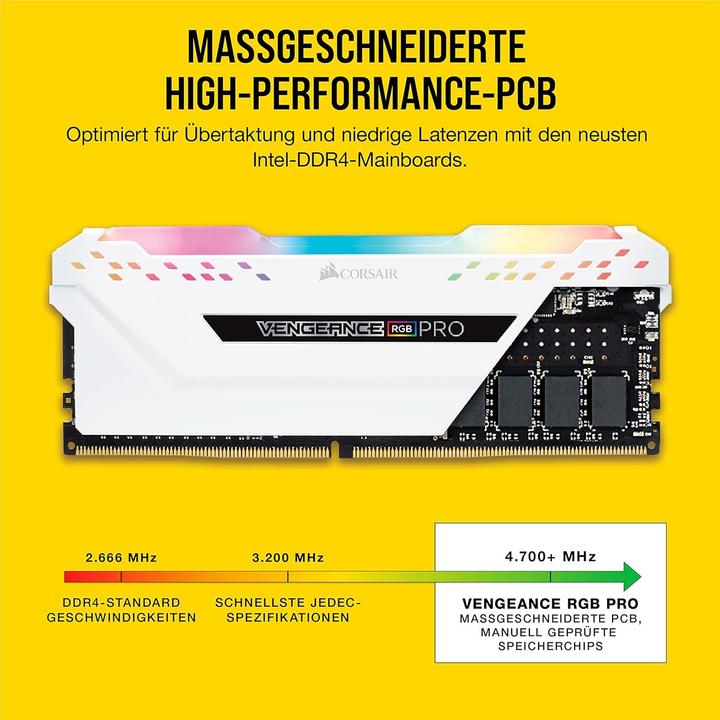 Produktbild Corsair Vengeance RGB Pro (2 x 32GB, 3600 MHz, DDR4-RAM, DIMM)