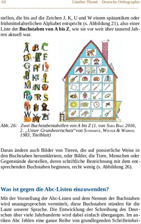 Produktbild Deutsche Orthographie (Deutsch, Günther Thomé, 2018)