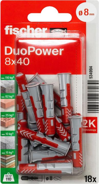 Produktbild Fischer Duopower (18 Stk.)