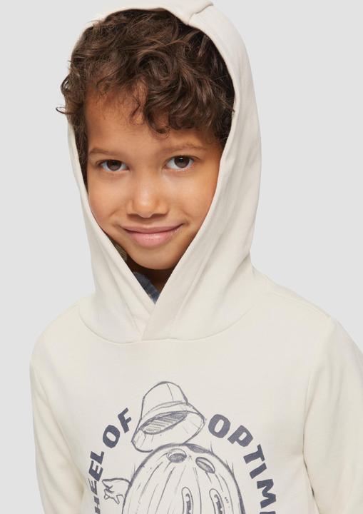 Produktbild S.Oliver Sweatshirt Oversized Hoodie mit Frontprint (116, 122)