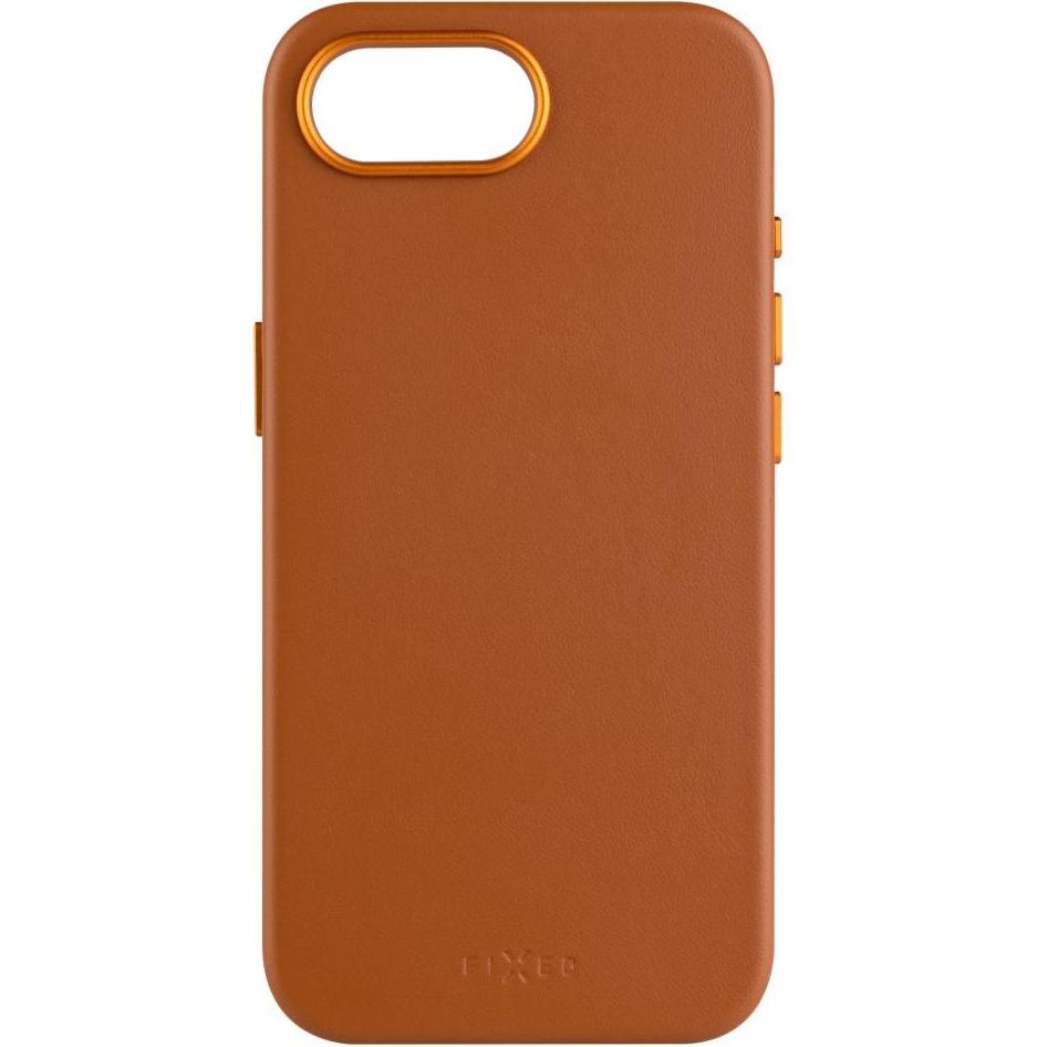 Fixed MagLeather per Apple iPhone 16e, marrone (Apple iPhone 16e), Cover smartphone, Marrone