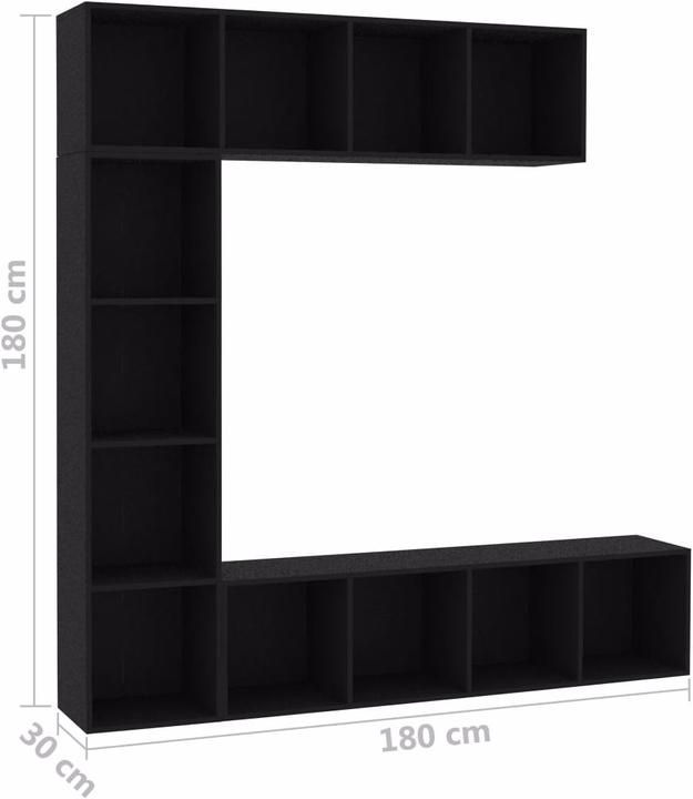 Produktbild vidaXL Bücherregal (180 x 30 x 180 cm)