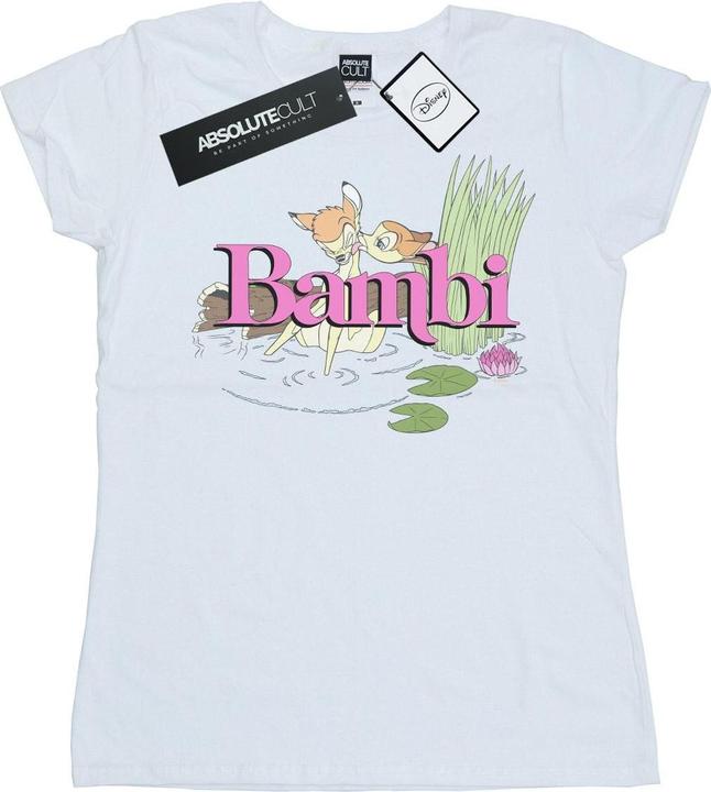 Actual product image Disney Womens/Ladies Bambi Kiss Cotton T-Shirt (L)