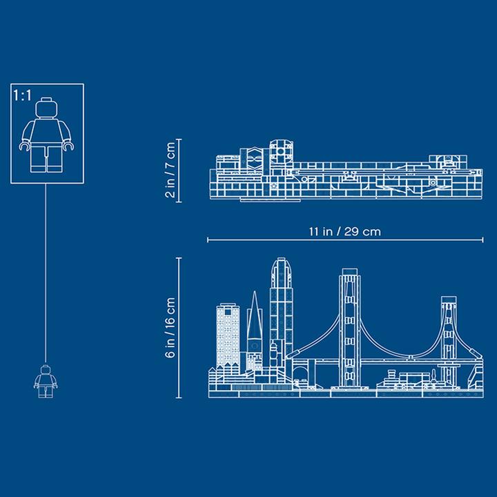 Produktbild LEGO San Francisco (21043) (21043, LEGO Architecture)