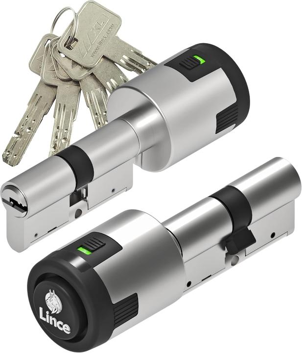 Actual product image Lince Advanced Security Alarm Cylinder with 100 dB Siren and Anti-Intrusion Protection