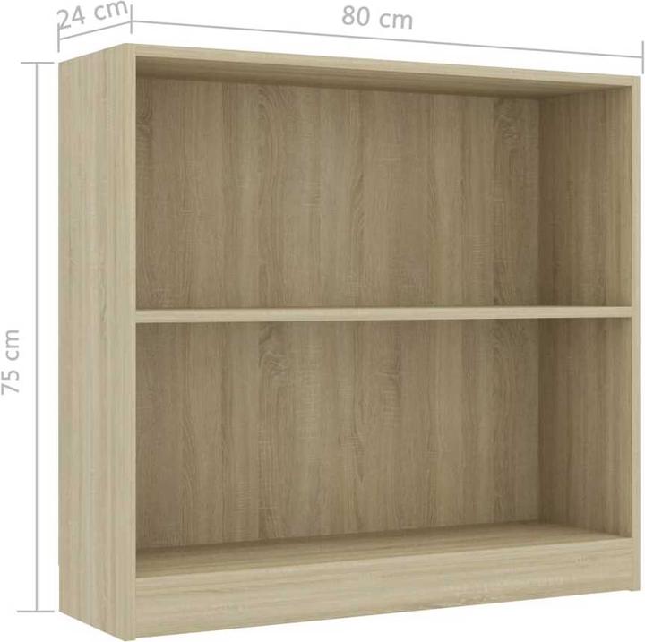 Immagine prodotto vidaXL Libreria girevole 12 scomparti (80 x 24 x 75 cm)