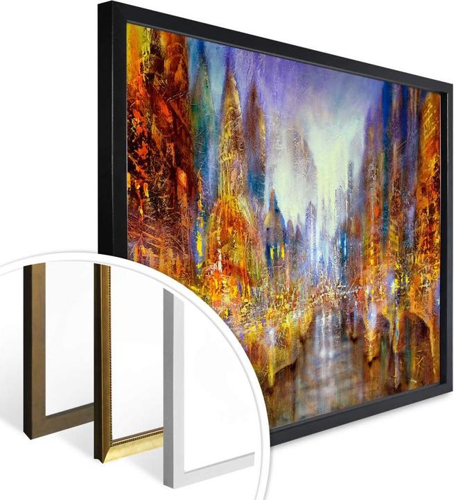 Immagine prodotto Trenddeko Schmucker - Città delle luci (80 x 100 cm)