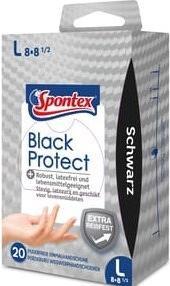 Actual product image Spontex Black Protect 20 L nitrile gloves (L)