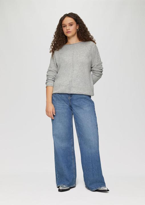 Immagine prodotto S.Oliver Strickpullover Weicher Strickpullover mit Ajour-Detail (46)