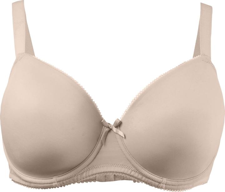 Ulla Popken Damen grosse Grössen Bügel-BH, Softschale, Cup B-E beige 85C 697144 35-85C (85 C)