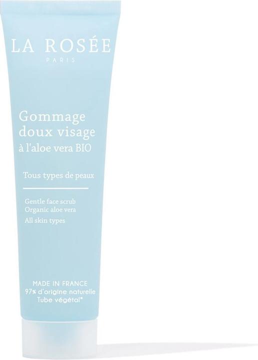 La Rosée gommage doux visage à l'aloe vera (Exfoliant nettoyant, 60 ml)