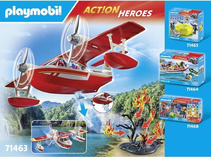 Immagine prodotto Playmobil Aereo antincendio con funzione di estinzione (71463)