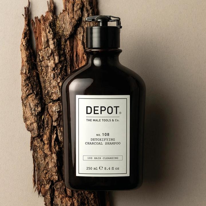 Actual product image Depot No.108 Detoxifying Charcoal Shampoo 250ml (Liquid shampoo)