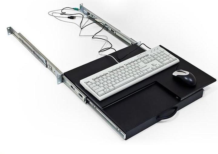 Produktbild Triton 48,30cm (19")zbh. Tastaturfachboden, 48,30cm (19"), 1,5HE, Lichtgrau