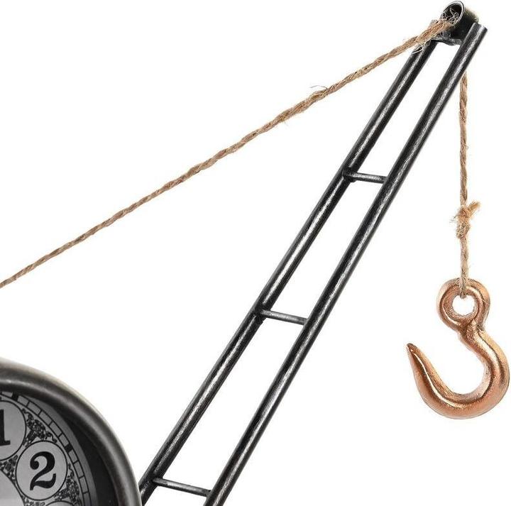 Produktbild DKD Home Decor Table clock Golden Silver Iron Vintage 40,5 x 15 x 32,5 cm (2 Units)