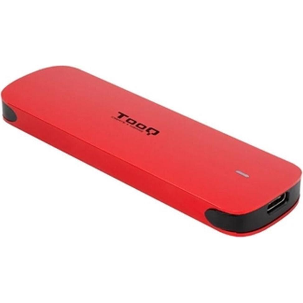 Tooq Technology CAJA EXTERNA M.2 NVMe USB3.1 GEN2 ALUMINIO ROJA (M.2, M.2 2230, M.2 2242, M.2 2260, M.2 2280), Case per hard disk, Rosso