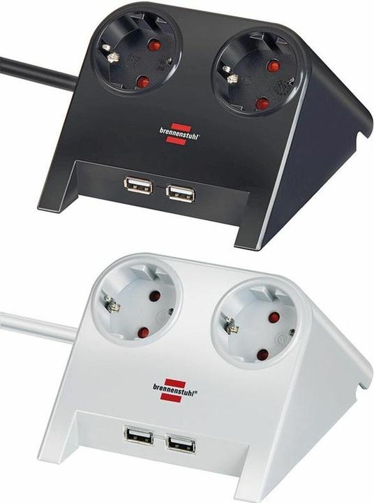 Produktbild Brennenstuhl Desktop Power USB Charger (4x, USB-A, 1.80 m)