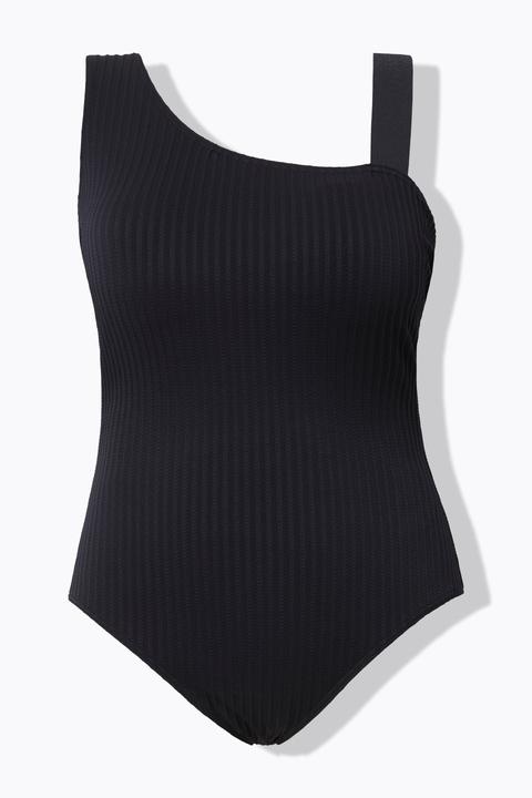 Actual product image Studio Untold Textured Asymmetric Swimsuit (50)