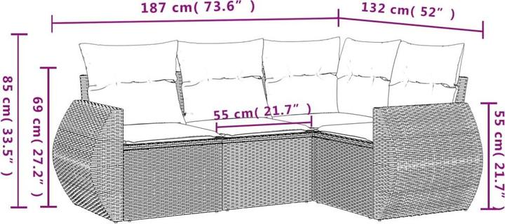 Produktbild vidaXL Makenna