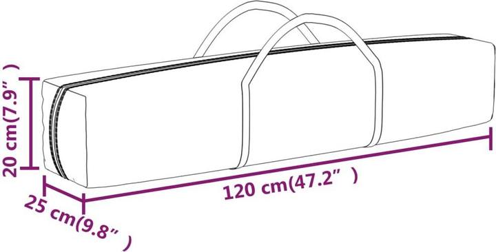Actual product image vidaXL Norwood (580 cm, 292 cm)