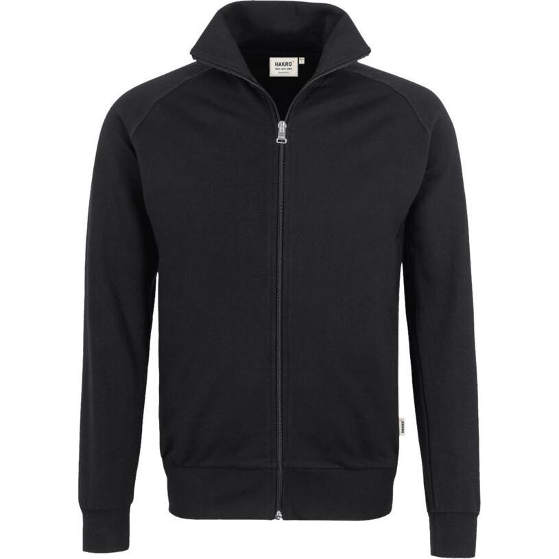 Hakro, Unisex, Pullover, Sweatjacke College, Schwarz, (S)
