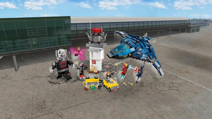 Image du produit LEGO Marvel Super Heroes La bataille de l'aéroport (76051, LEGO Marvel)